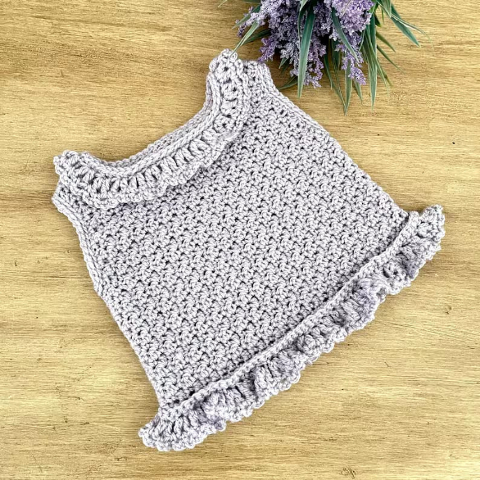 Crochet Top for Babies/Girls - Newborn to 6 Years