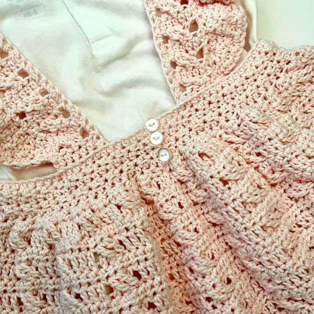 Crochet Dress for Baby or Girl - Newborn to 8 Years