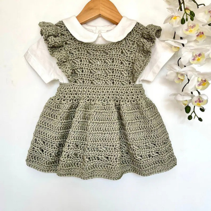 Crochet Dress for Baby or Girl - Newborn to 8 Years