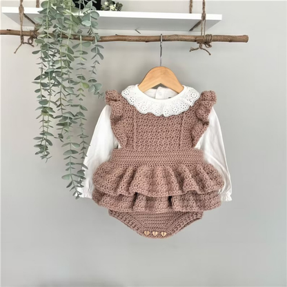 Crochet Baby Romper - Newborn to 36 Months