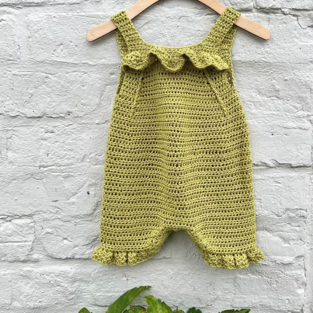 Crochet Baby Romper - Newborn to 36 Months