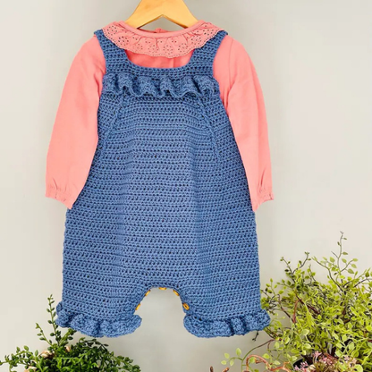 Crochet Baby Romper - Newborn to 36 Months